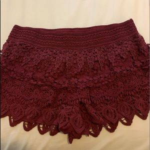 Crotchet shorts. Never worn